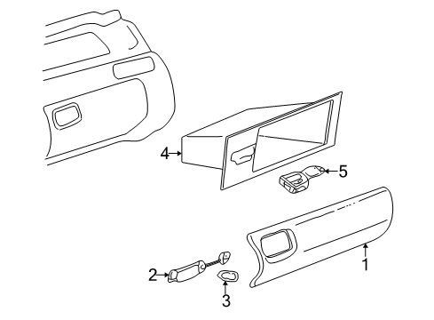 2001 Cadillac Seville Glove Box Diagram