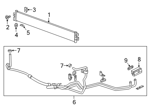 2019 Chevy Silverado 1500 LD Trans Oil Cooler Diagram