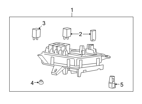 2011 Buick Enclave Fuse & Relay Diagram 2 - Thumbnail