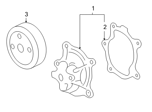 2010 Chevy Impala Cooling System, Radiator, Water Pump, Cooling Fan Diagram