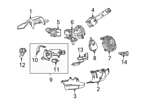 2012 Chevy Equinox Ignition Lock Diagram