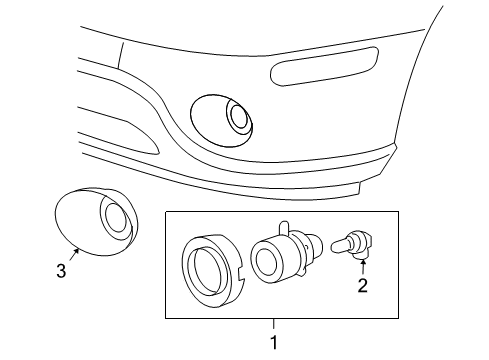 2006 Buick Rainier Bulbs Diagram 1 - Thumbnail