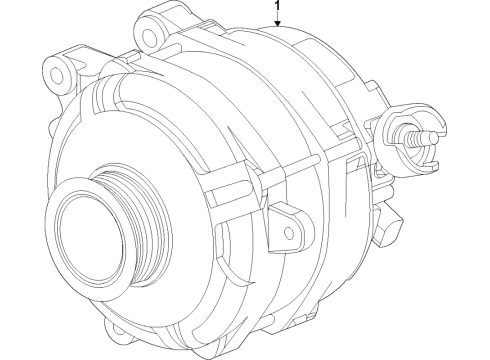 2018 GMC Acadia Alternator Diagram