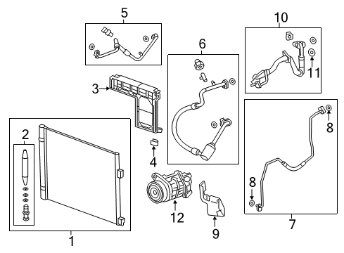 2018 Cadillac CT6 Air Conditioner Diagram 3 - Thumbnail