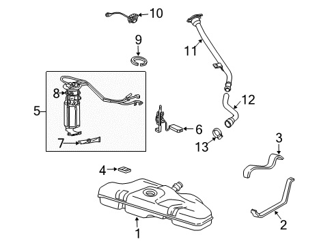 1999 Chevy Cavalier Fuel Supply Diagram