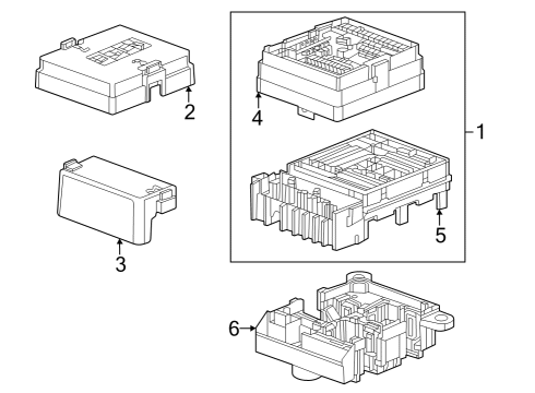 2024 Cadillac LYRIQ Fuse & Relay Diagram 2 - Thumbnail