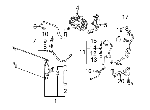 2007 Saturn Relay Switches & Sensors Diagram