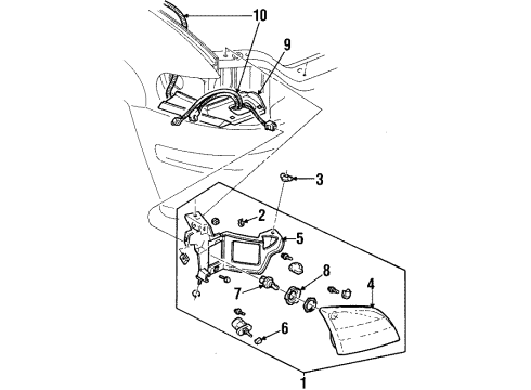 2004 Oldsmobile Silhouette Bulbs Diagram