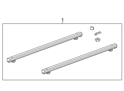 2023 Chevy Silverado 1500 Exterior Trim - Pick Up Box Diagram 1 - Thumbnail