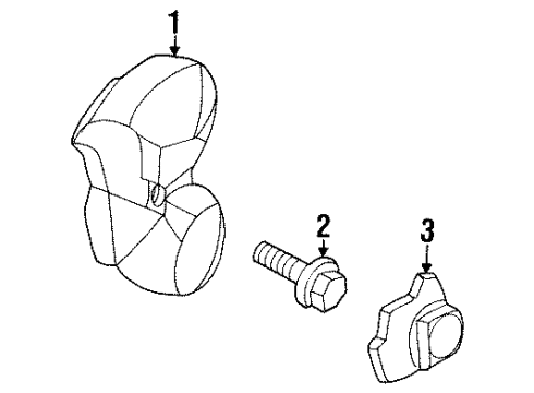 2002 Oldsmobile Aurora Horn Diagram