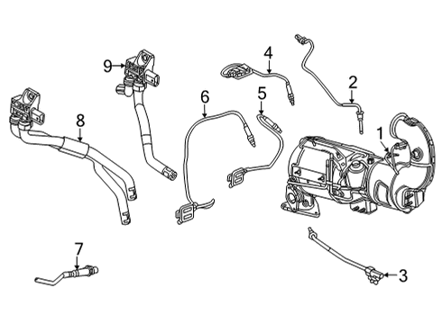 2021 GMC Sierra 1500 Emission Components Diagram 3 - Thumbnail