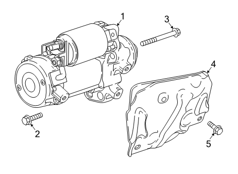 2020 Cadillac XT6 Starter, Electrical Diagram