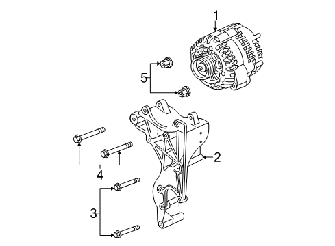 2013 GMC Sierra 2500 HD Alternator Diagram 2 - Thumbnail