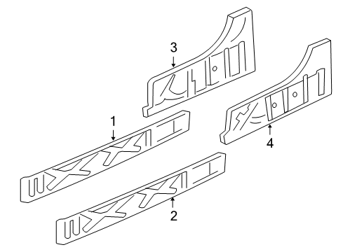 2012 Chevy Tahoe Rocker Panel Diagram 2 - Thumbnail