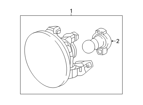 2021 Chevy Traverse Fog Lamps Diagram