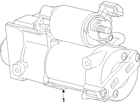 2020 GMC Sierra 1500 Starter Diagram