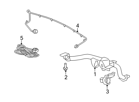 2016 Buick Enclave Trailer Hitch Components Diagram