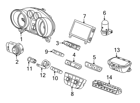 2019 Buick Cascada ANTENNA ASM-NAVN ECCN=7A994 Diagram for 39163966