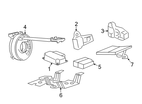 2011 Chevy Cruze Air Bag Components Diagram 2 - Thumbnail