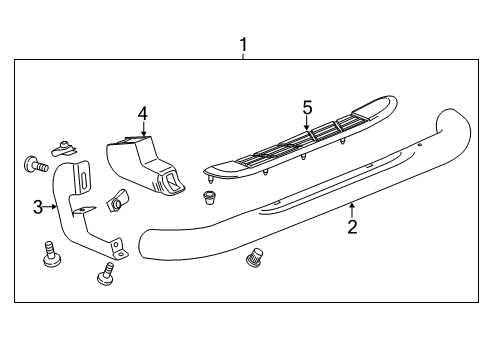 2017 GMC Sierra 3500 HD Running Board Diagram 9 - Thumbnail