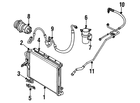 1994 Oldsmobile Cutlass Ciera Air Conditioner Diagram