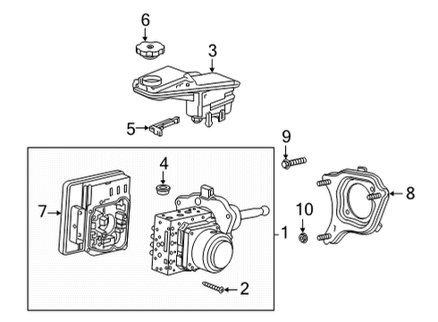 2021 Cadillac XT6 Hydraulic System Diagram 1 - Thumbnail