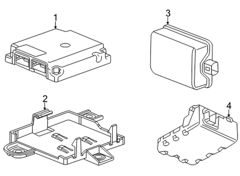 2024 Cadillac CT5 Electrical Components Diagram 2 - Thumbnail