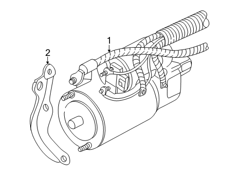 2000 Chevy Cavalier Starter, Electrical Diagram