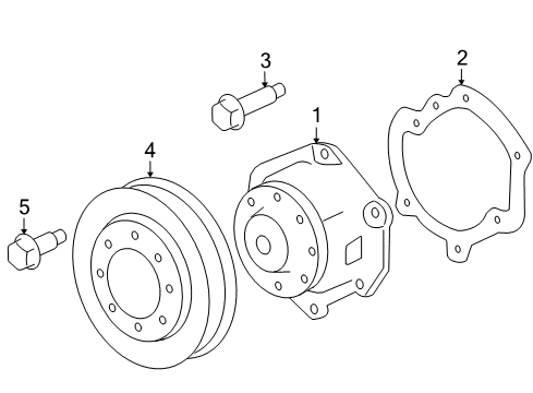 2011 Cadillac SRX Cooling System, Radiator, Water Pump, Cooling Fan Diagram 2 - Thumbnail