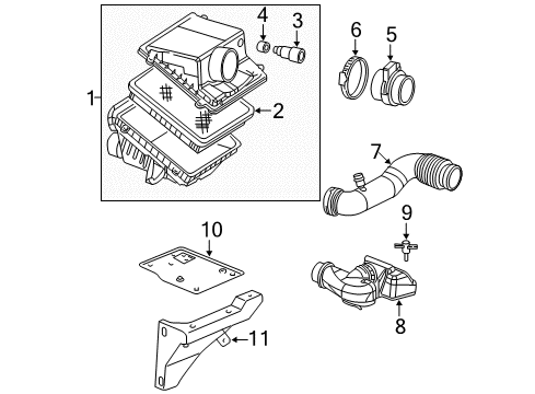 2007 Chevy Silverado 1500 Filters Diagram 1 - Thumbnail