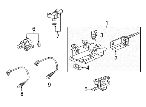 2012 Chevy Equinox Emission Components Diagram