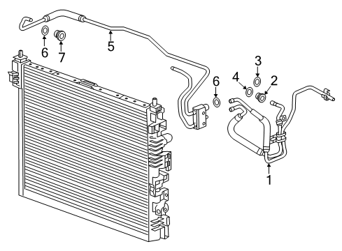 2022 GMC Terrain Trans Oil Cooler Lines Diagram