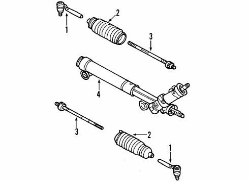 2012 Chevy Tahoe P/S Pump & Hoses, Steering Gear & Linkage Diagram 1 - Thumbnail