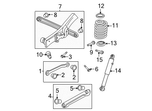 2013 Cadillac Escalade ESV Rear Suspension Diagram