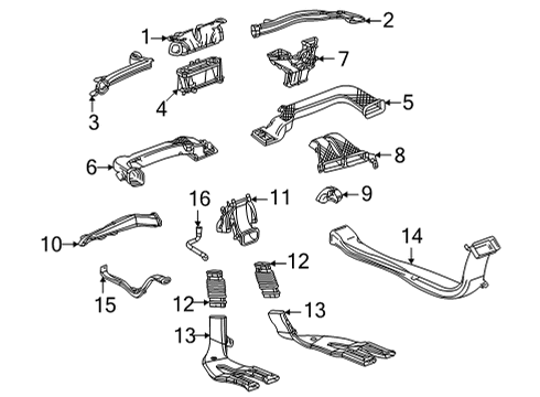 2022 Buick Envision Ducts Diagram