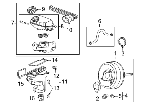 2007 Saturn Sky Hydraulic System, Brakes Diagram 2 - Thumbnail