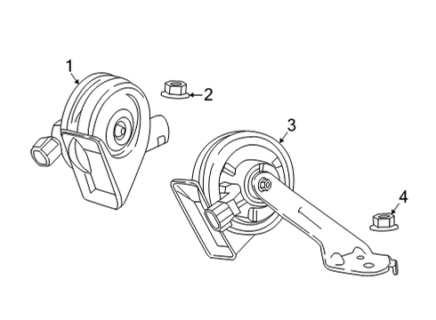 2022 Chevy Bolt EUV Horn Diagram