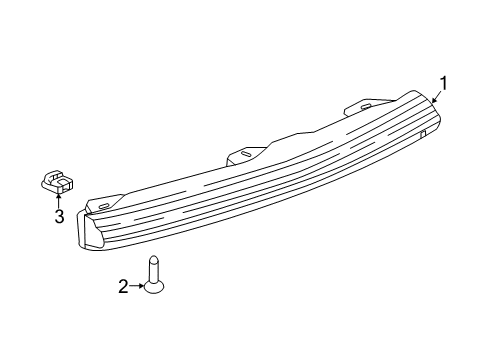 2020 Cadillac XT5 High Mount Lamps Diagram