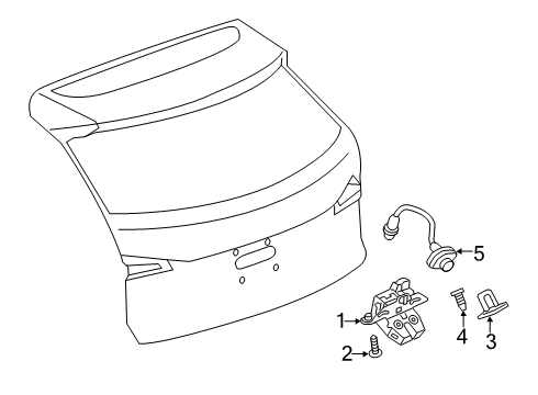 2019 Cadillac XT4 Parking Aid Diagram 5 - Thumbnail