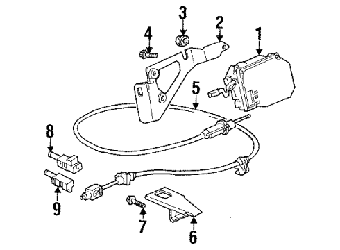 2002 Oldsmobile Aurora Anti-Lock Brakes Diagram 3 - Thumbnail