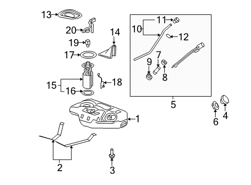 2007 Buick Lucerne Fuel Supply Diagram