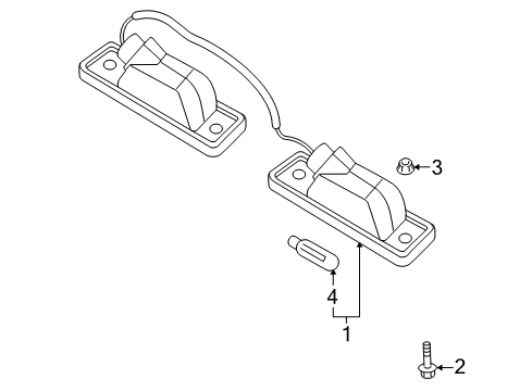 2011 Chevy Aveo5 License Lamps Diagram