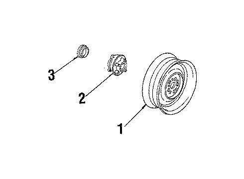 1986 Cadillac Cimarron Wheels Diagram