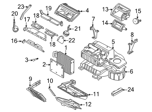 1998 Buick Regal A/C & Heater Control Units Diagram 1 - Thumbnail