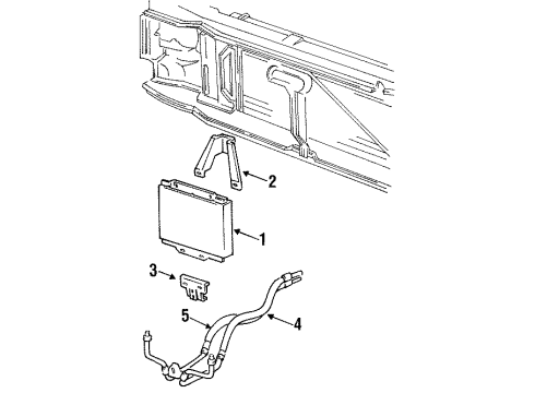 1995 GMC Yukon Oil Cooler Diagram