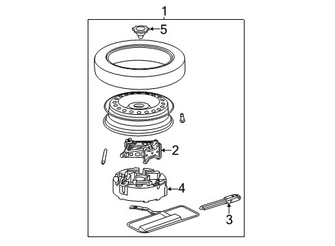 2013 Chevy Malibu Jack & Components Diagram