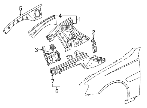 2013 Chevy Caprice Bracket,Accessory Wiring Junction Block Diagram for 92260806