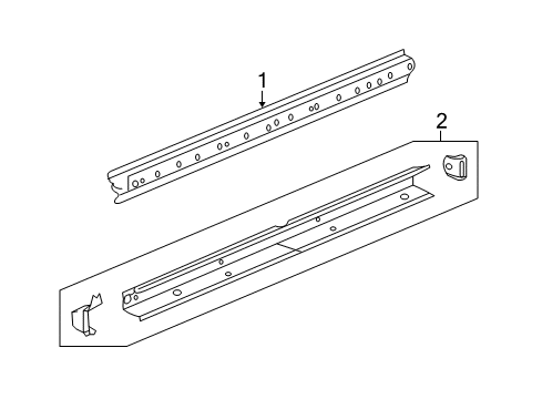 2008 Saturn Outlook Rocker Panel Diagram