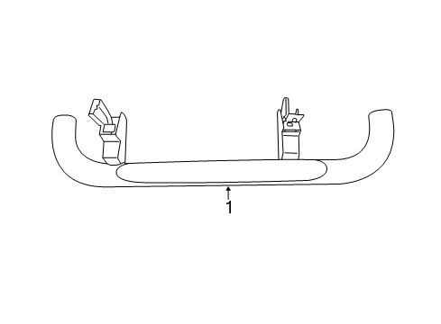 2018 GMC Sierra 1500 Running Board Diagram 7 - Thumbnail