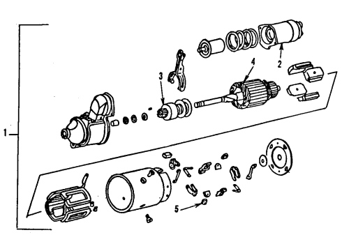 1999 GMC Safari Starter, Charging Diagram